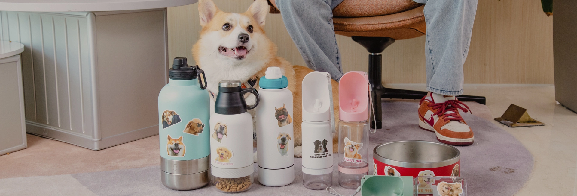 Großhandel Haustiere Flasche & Schüssel