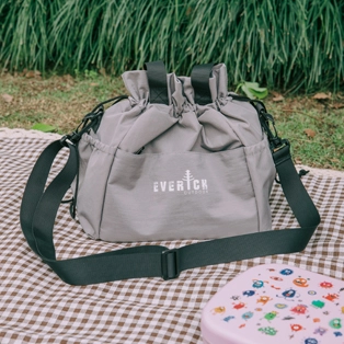 Einschulter-Perle Baumwoll-Lunch tasche SJB054