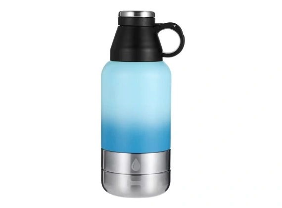 Haustier-Trink flasche mit Lebensmittel behälter 22011A