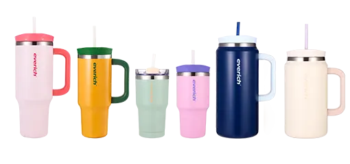 40 oz Tumbler mit Griff und Stroh 19312B