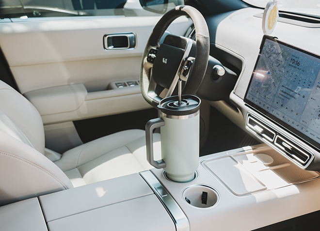 40 oz Tumbler mit Griff und Stroh 19323B